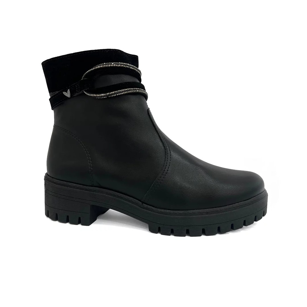 Bota Mississipi Cano Curto Mi864 Preto