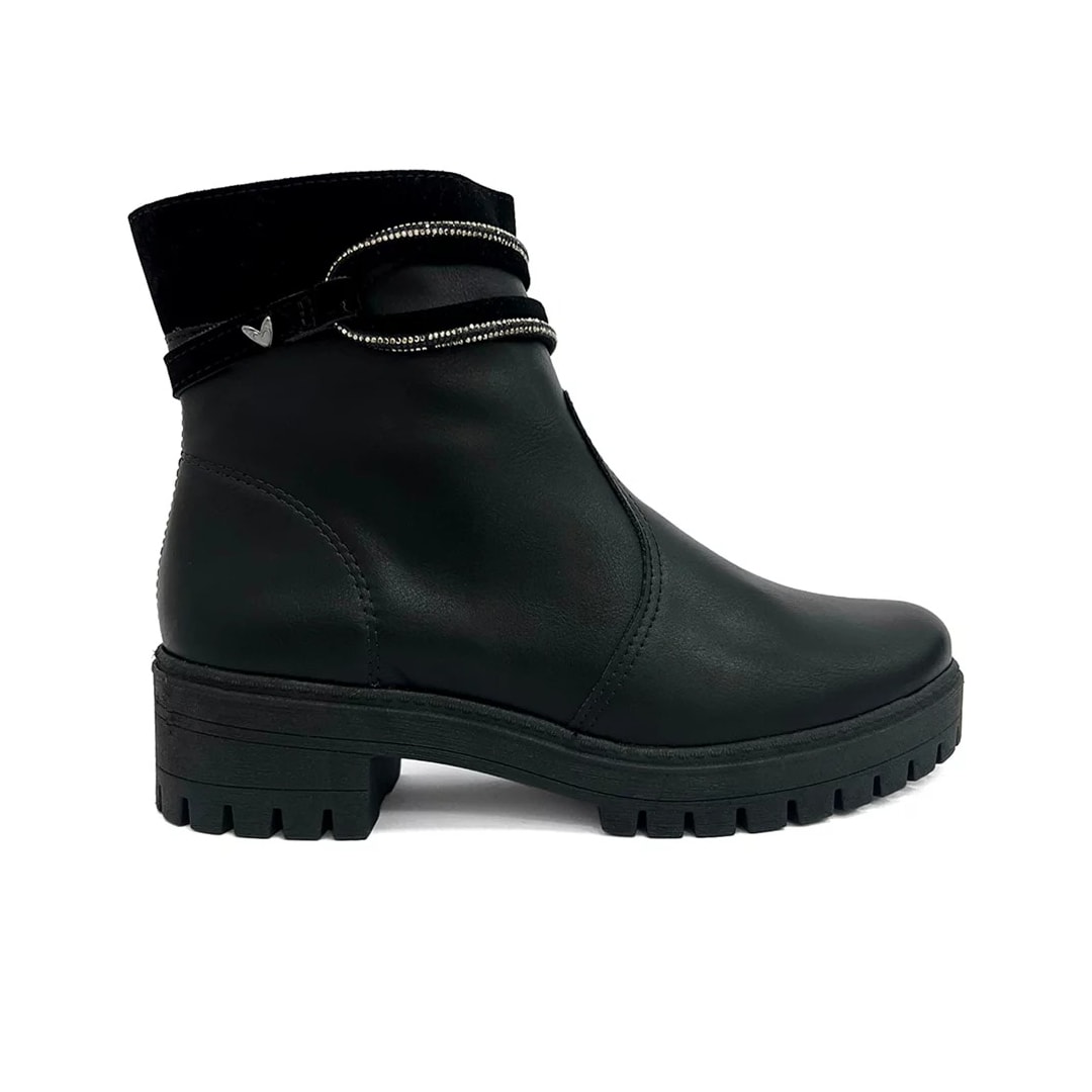 Bota Mississipi Cano Curto Mi864 Preto