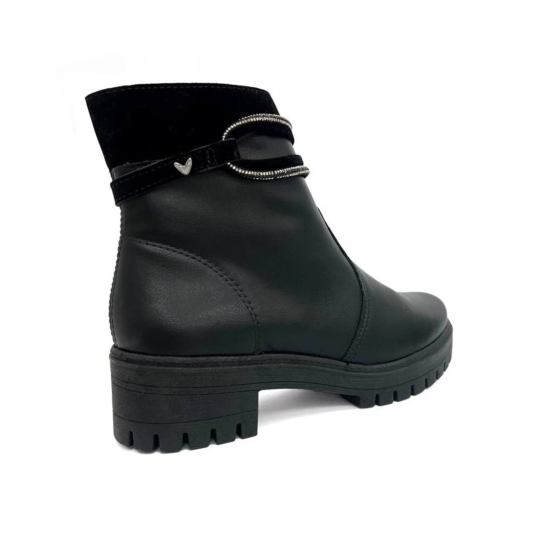 Bota Mississipi Cano Curto Mi864 Preto