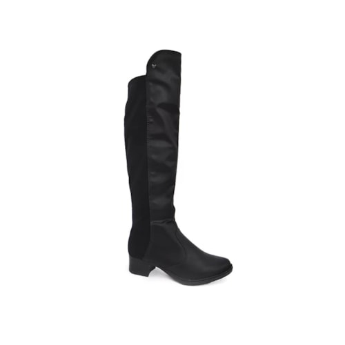 Detalhe - Bota Mississipi Feminino Q6773 Preto