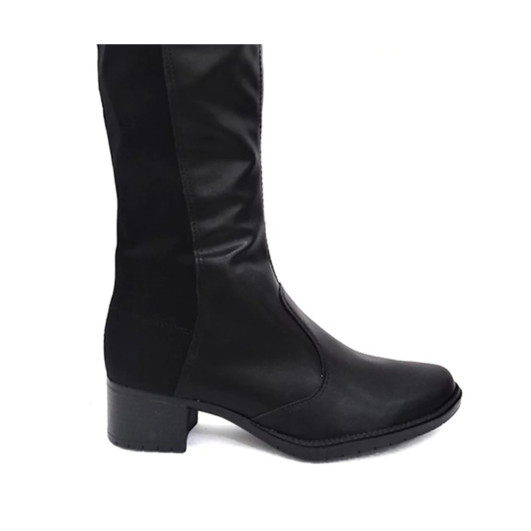 Bota Mississipi Montaria Cano Alto Q8542 Preto