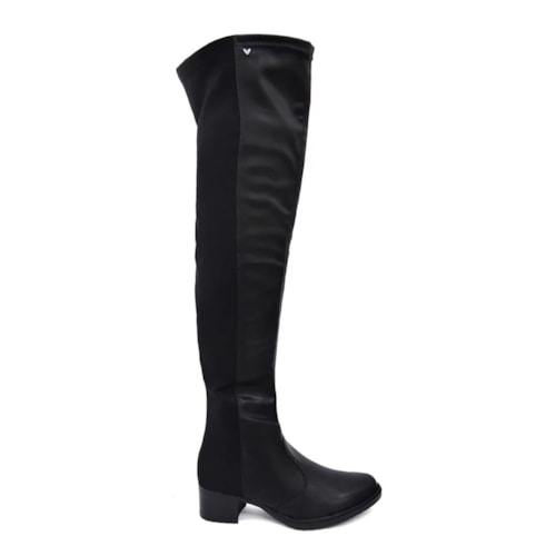 Bota Mississipi Over The Knee Cano Alto Q8543 Preto