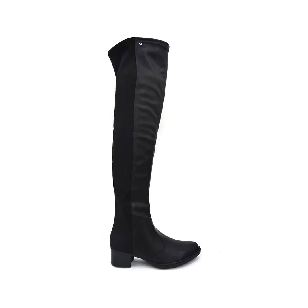 Bota Mississipi Over The Knee Cano Alto Q8543 Preto Bota Mississipi Over The Knee Cano Alto Q8543 Preto