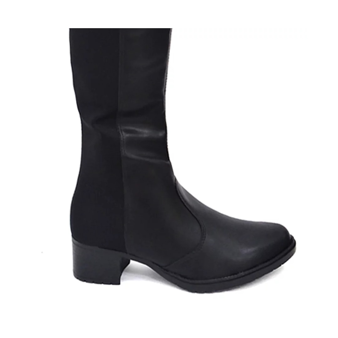 Bota Mississipi Over The Knee Cano Alto Q8543 Preto