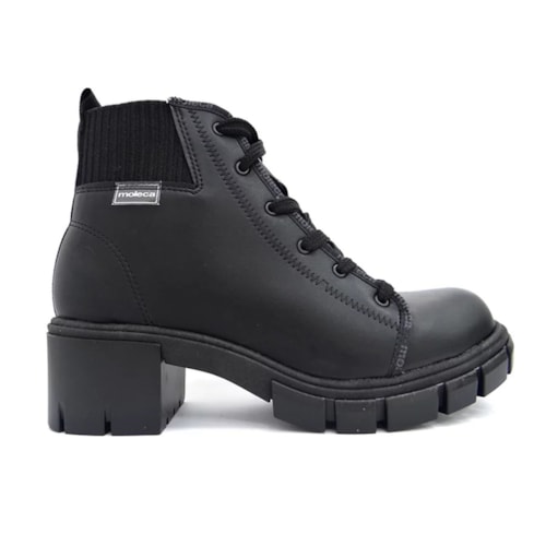 Detalhe - Bota Moleca Coturno 5338.103 Preto