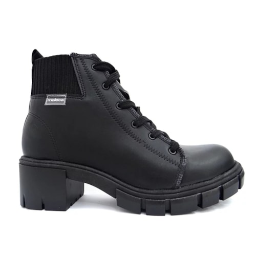 Detalhe - Bota Moleca Coturno 5338.103 Preto