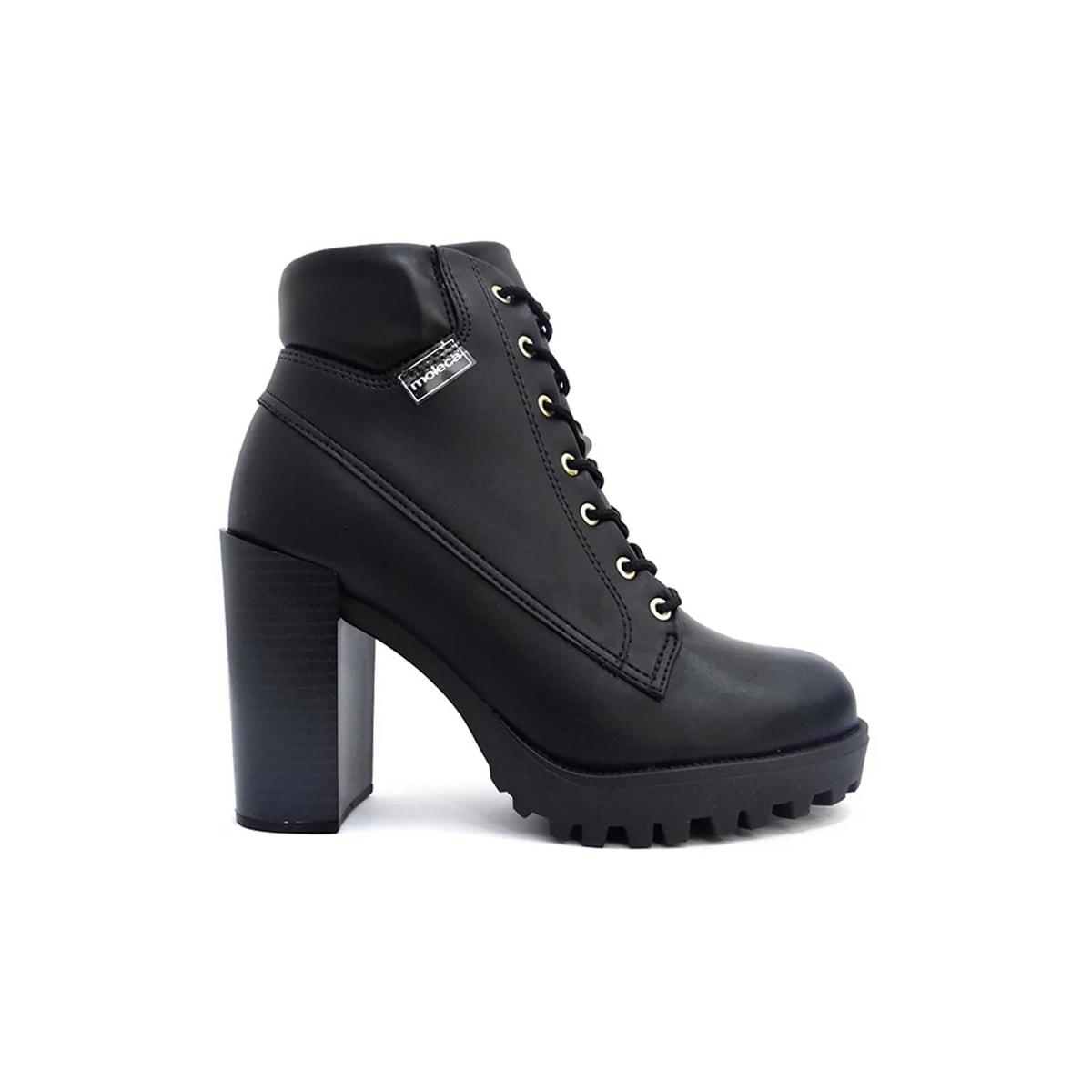 Bota Moleca Coturno Salto Alto 5325.119 Preto Bota Moleca Coturno Salto Alto 5325.119 Preto