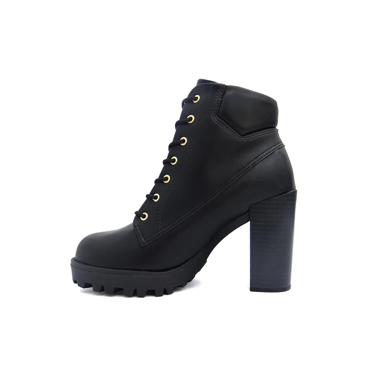 Bota Moleca Coturno Salto Alto 5325.119 Preto Bota Moleca Coturno Salto Alto 5325.119 Preto