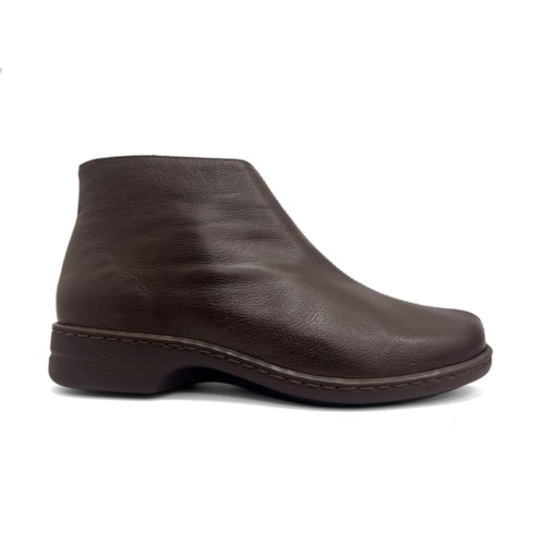 Detalhe - Bota Opananken De Couro Anatômica Feminina 62919 Cafe