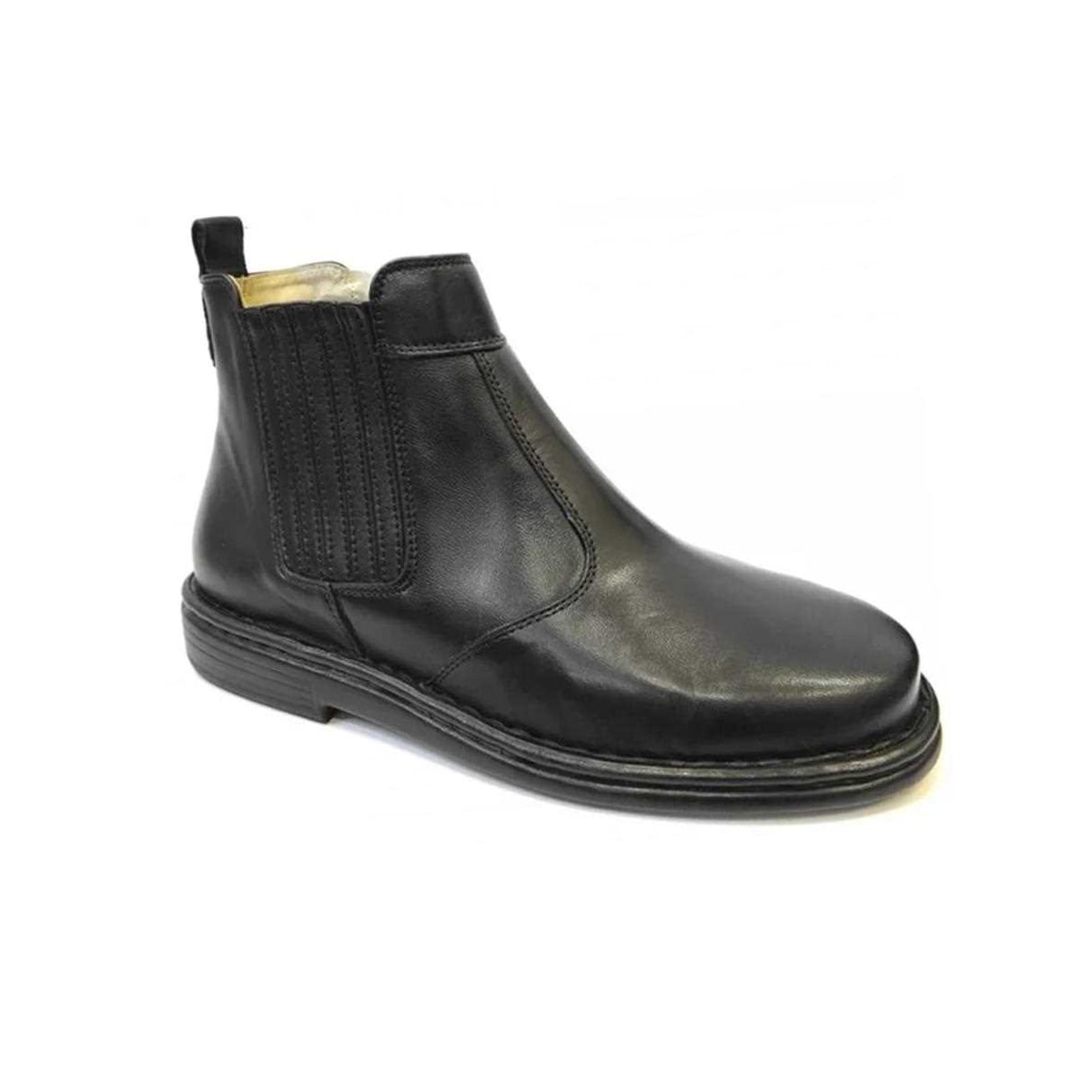 Bota Opananken de Couro Anatômica Masculina 18401 Preto Bota Opananken de Couro Anatômica Masculina 18401 Preto