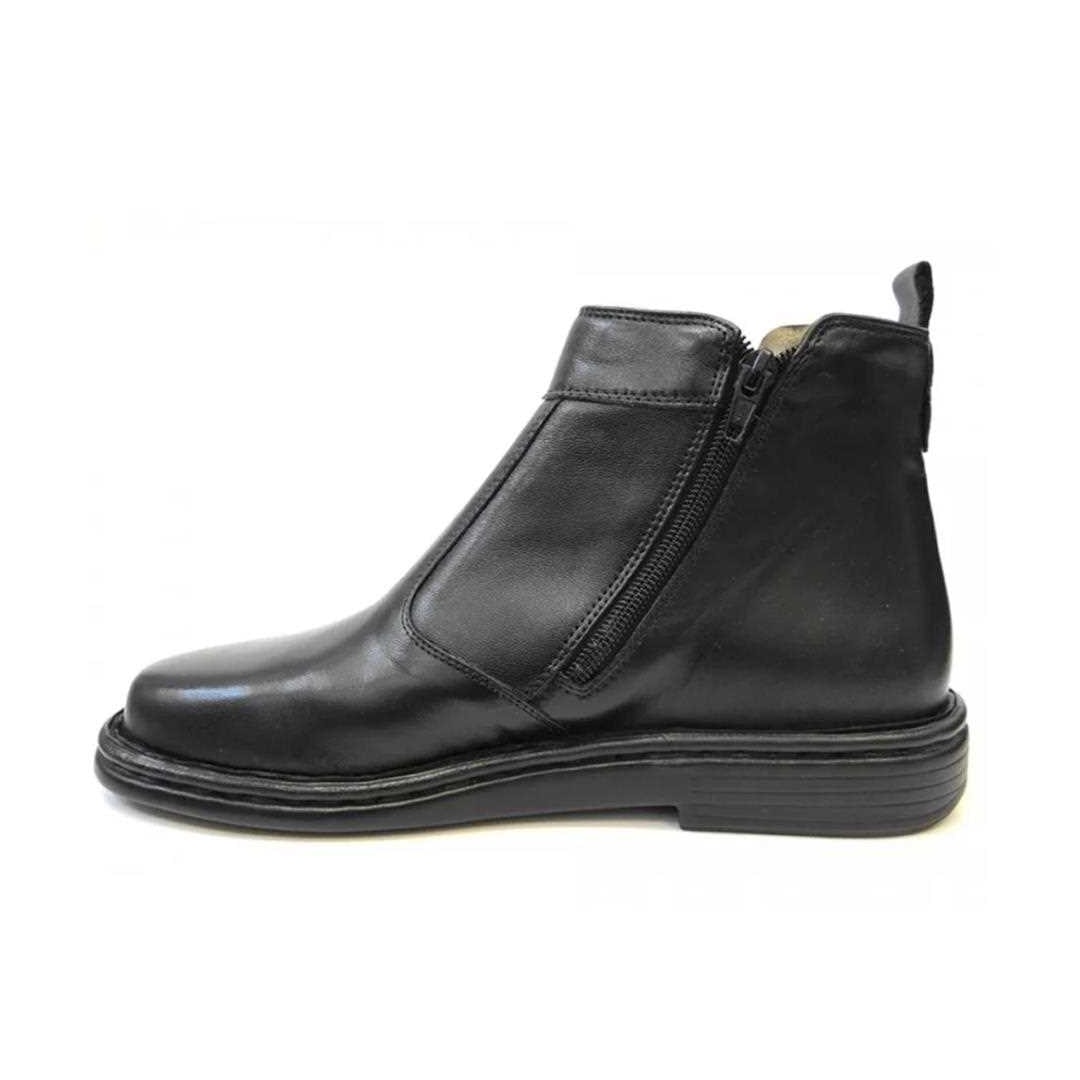 Bota Opananken de Couro Anatômica Masculina 18401 Preto Bota Opananken de Couro Anatômica Masculina 18401 Preto