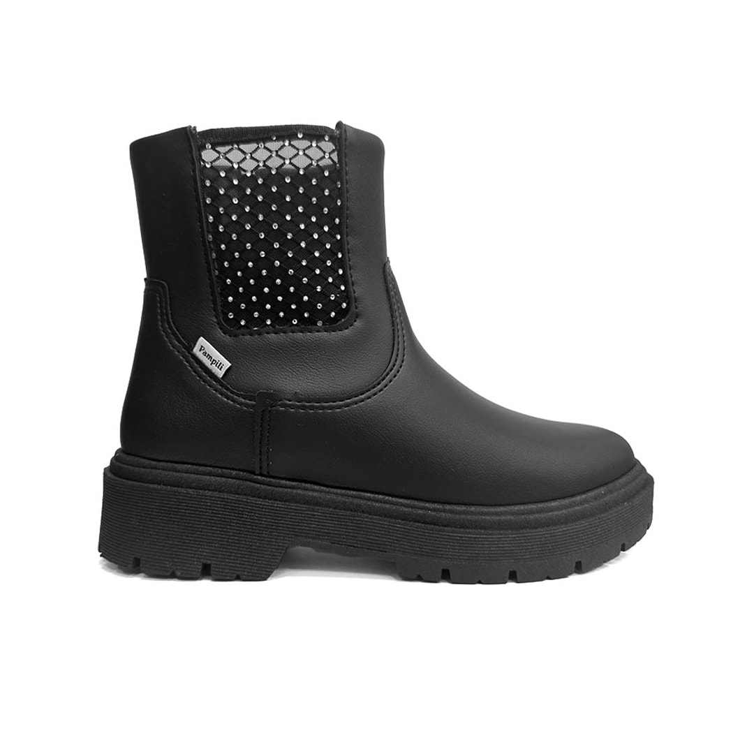 Bota Pampili Infantil Cano Baixo 681030 Preto