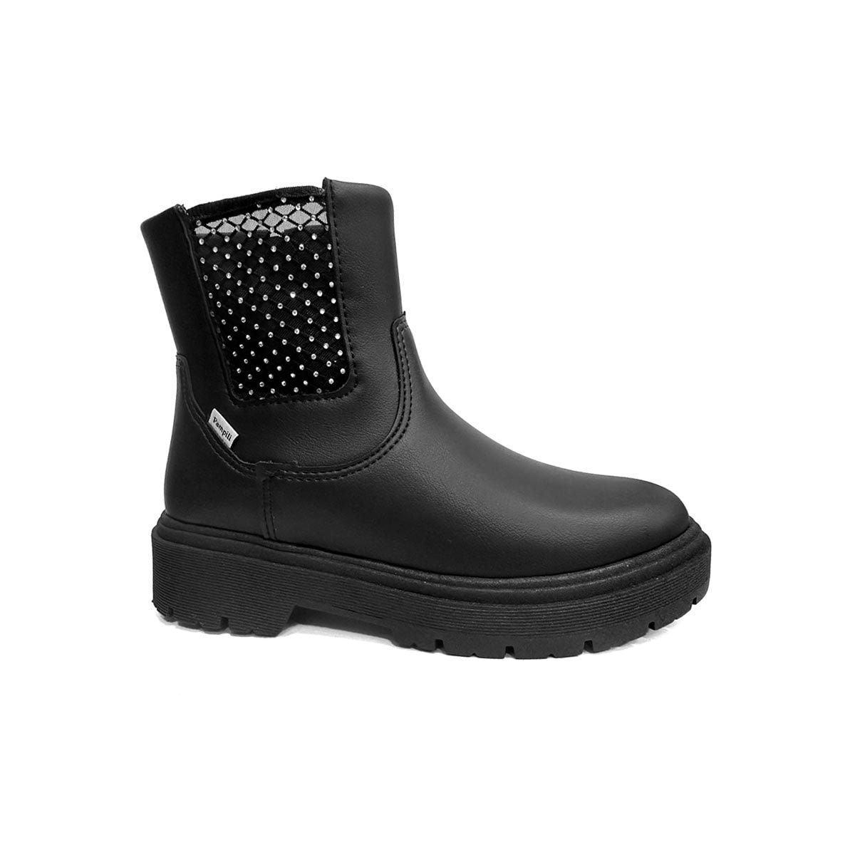 Bota Pampili Infantil Cano Baixo 681030 Preto Bota Pampili Infantil Cano Baixo 681030 Preto