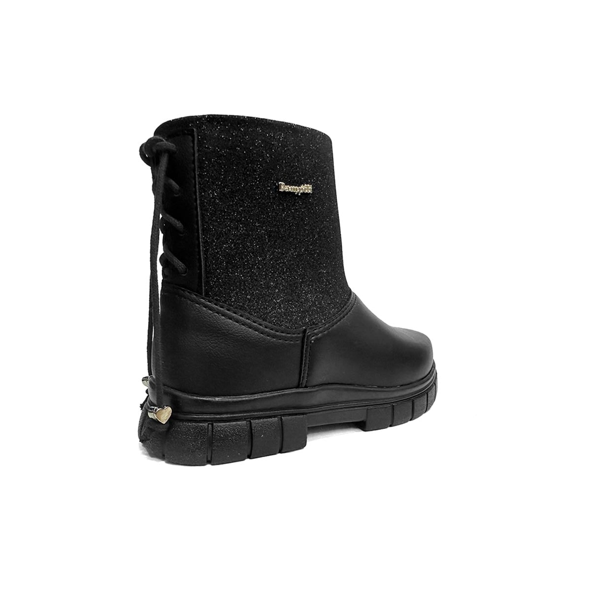 Bota Pampili Infantil Cano Baixo 711022 Preto Bota Pampili Infantil Cano Baixo 711022 Preto