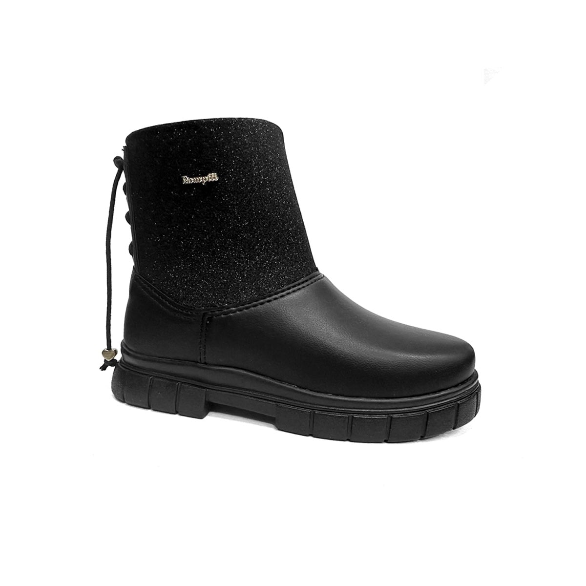 Bota Pampili Infantil Cano Baixo 711022 Preto Bota Pampili Infantil Cano Baixo 711022 Preto