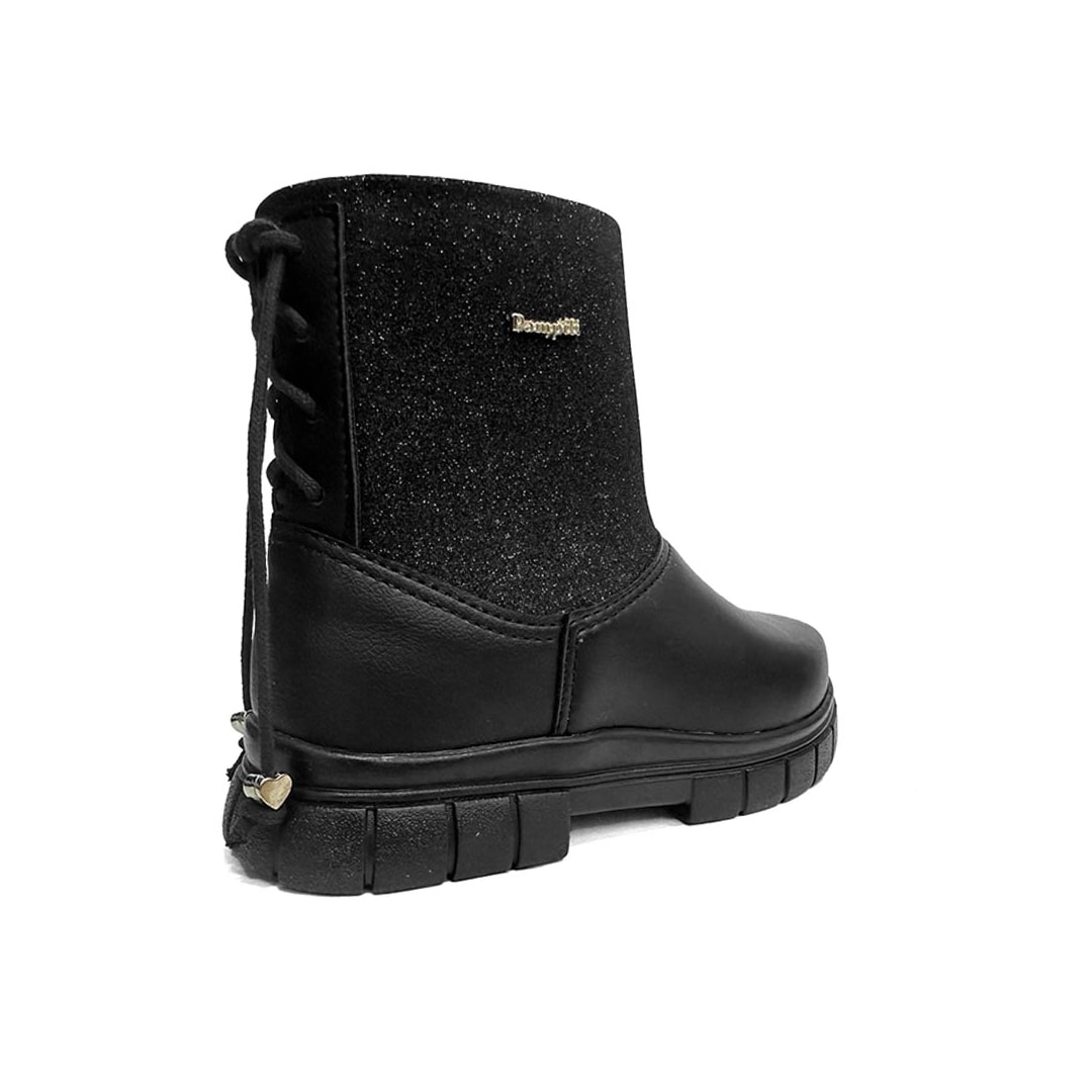 Bota Pampili Infantil Cano Baixo 711022 Preto