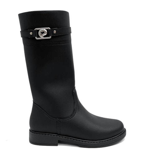 Detalhe - Bota Pampili Safira Kids Menina 279.129 Preto