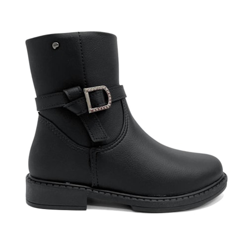 Detalhe - Bota Pampili Safira Kids Menina 279.131 Preto