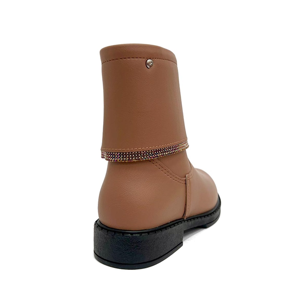 Bota Pampili Safira Kids Menina 279.132 Marrom Mousse Bota Pampili Safira Kids Menina 279.132 Marrom Mousse