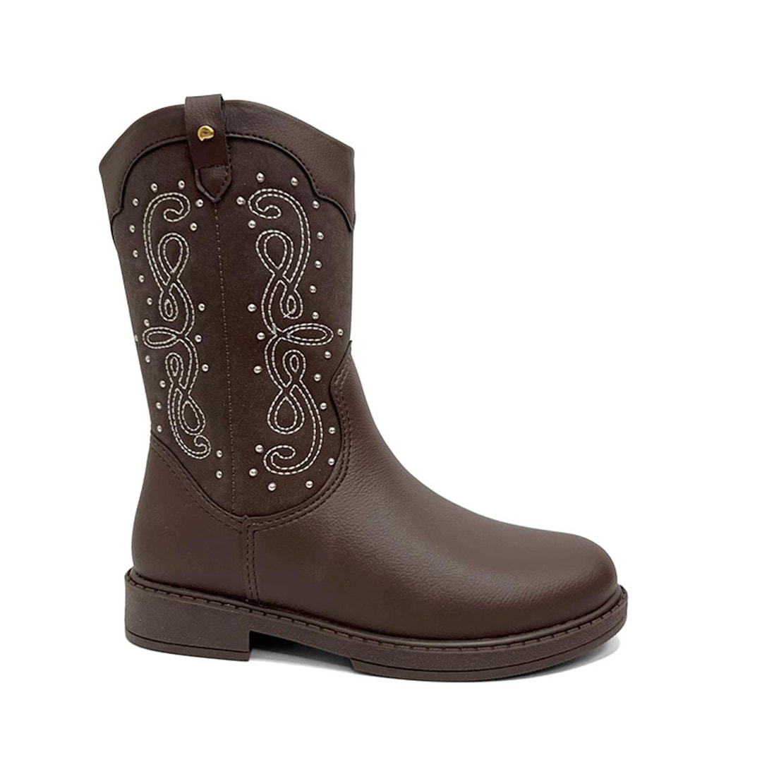 Bota Pampili Safira Kids Menina 279.135 Marrom