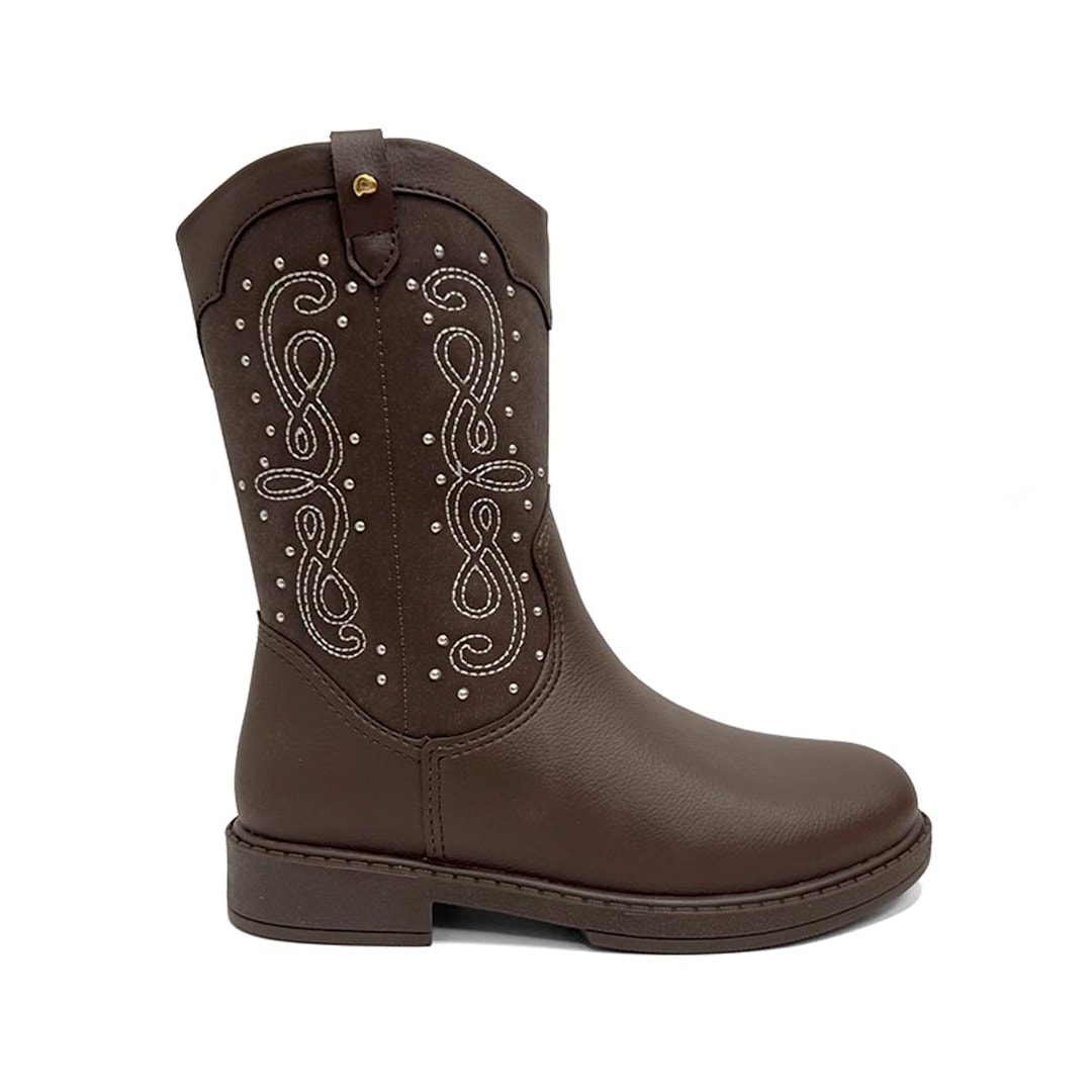 Bota Pampili Safira Kids Menina 279.135 Marrom