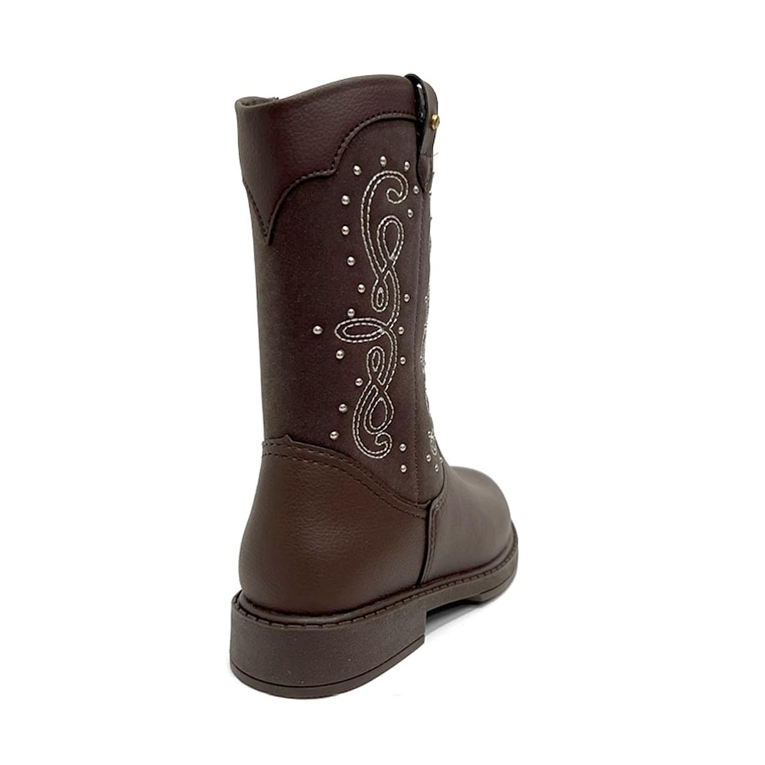 Bota Pampili Safira Kids Menina 279.135 Marrom