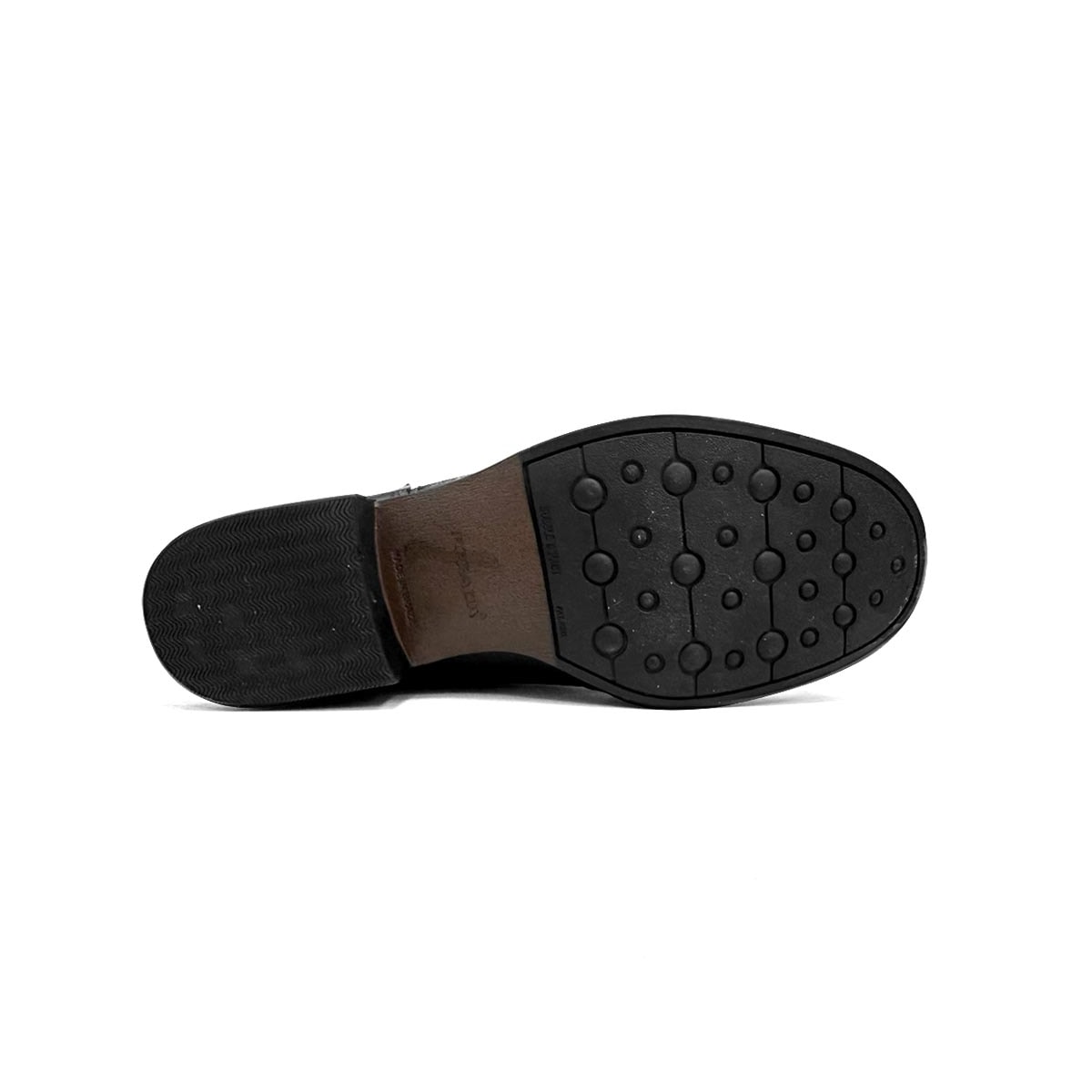Bota Pegada Cano Curto De Couro 282003 Preto