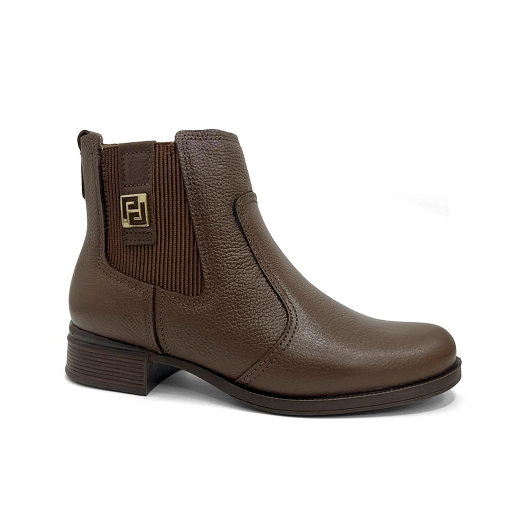 Bota Pegada Cano Curto De Couro 282003 Toffe Bota Pegada Cano Curto De Couro 282003 Toffe