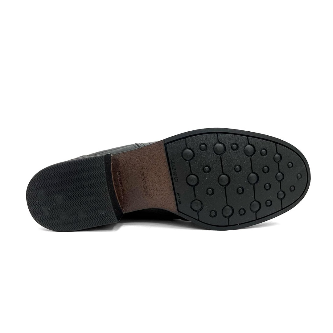 Bota Pegada Cano Curto De Couro 282008 Preto Bota Pegada Cano Curto De Couro 282008 Preto