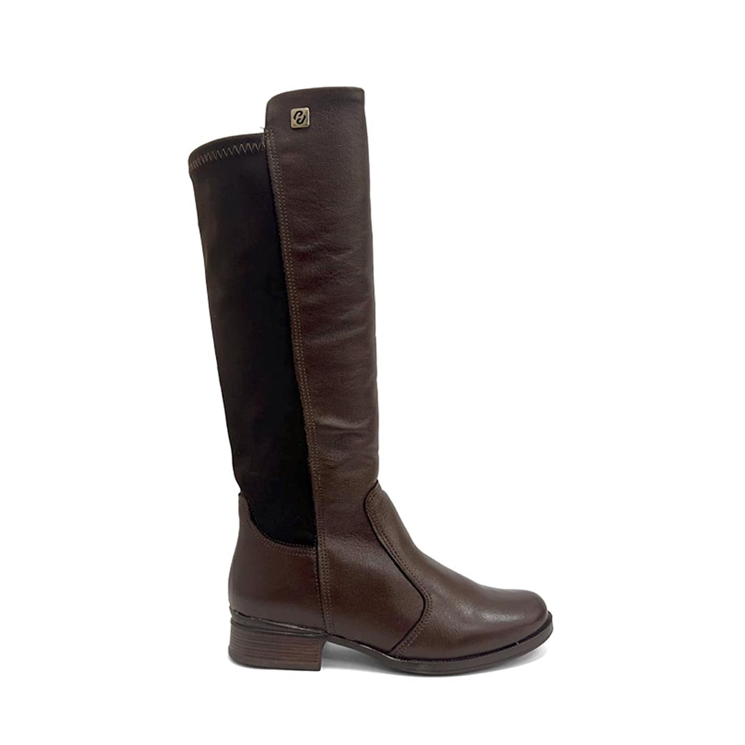 Bota Pegada Cano Longo Couro 282063 Pinhao