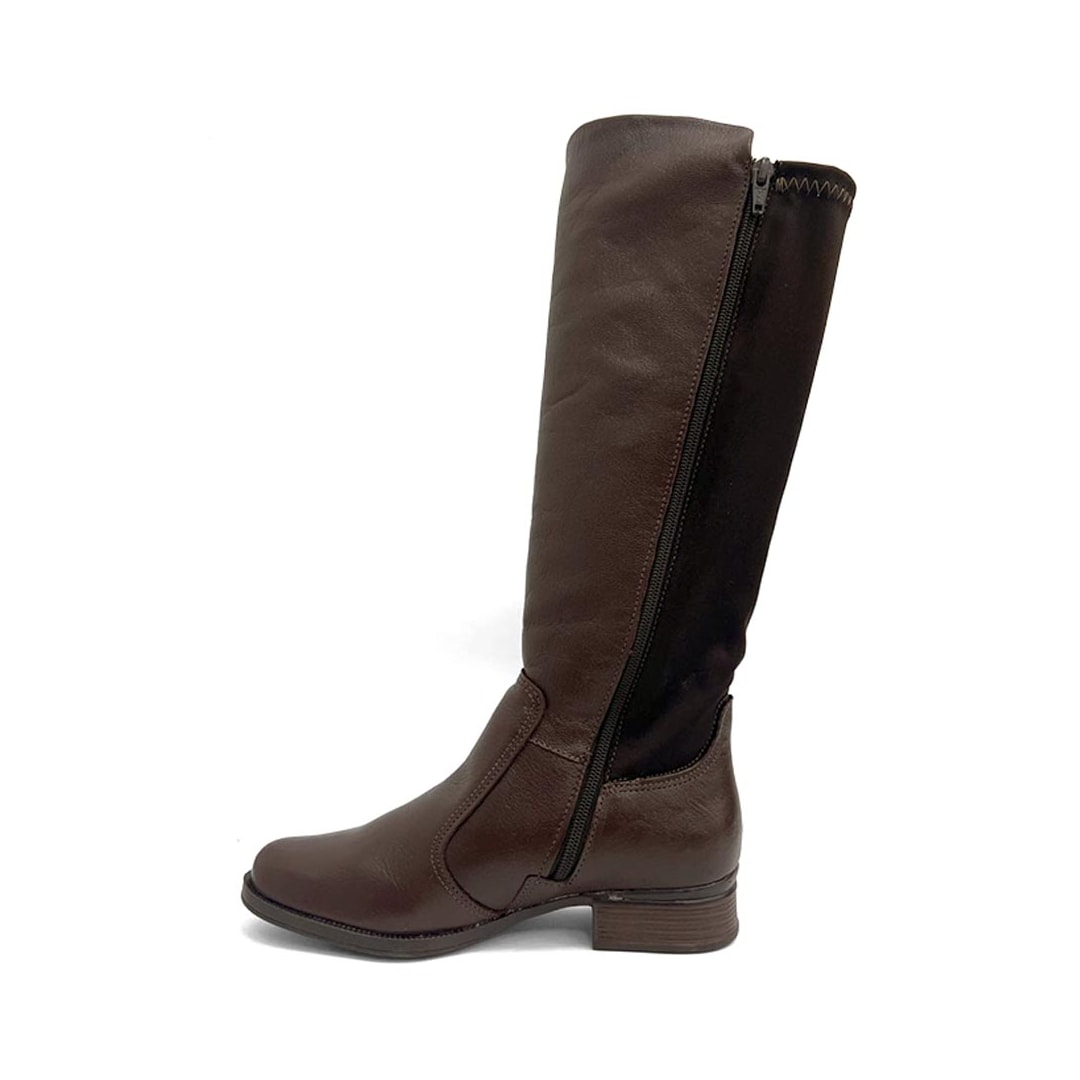 Bota Pegada Cano Longo Couro 282063 Pinhao