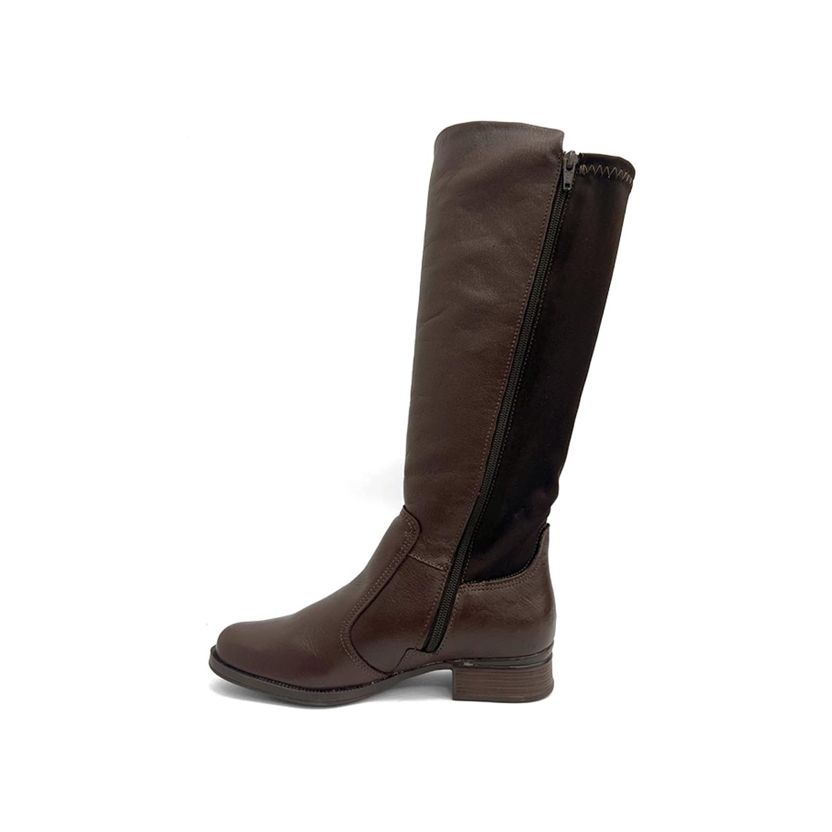 Bota Pegada Cano Longo Couro 282063 Pinhao Bota Pegada Cano Longo Couro 282063 Pinhao