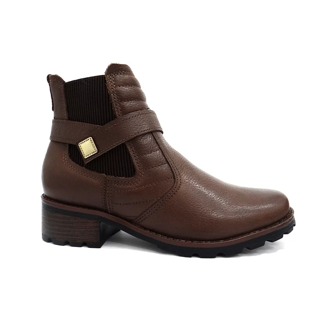 Bota Pegada Couro Cano Curto 281412 Toffe Bota Pegada Couro Cano Curto 281412 Toffe