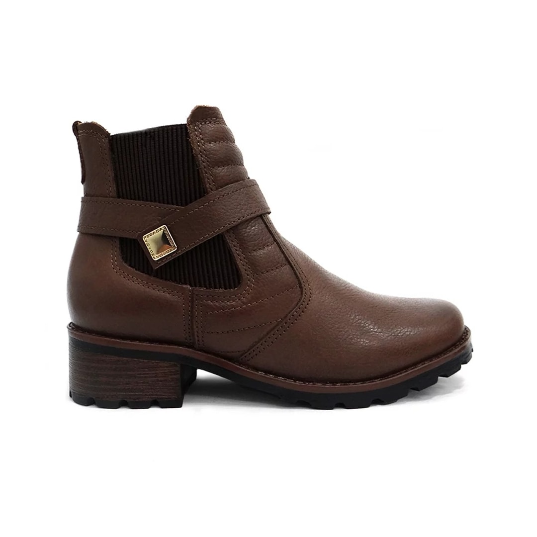 Bota Pegada Couro Cano Curto 281412 Toffe Bota Pegada Couro Cano Curto 281412 Toffe