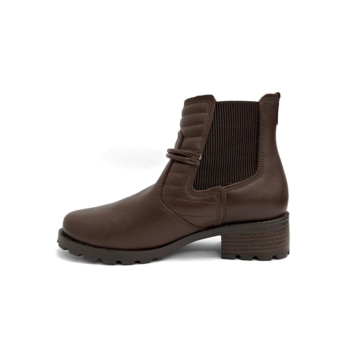 Bota Pegada Feminina Cano Curto Couro 281420 Pinhao Bota Pegada Feminina Cano Curto Couro 281420 Pinhao