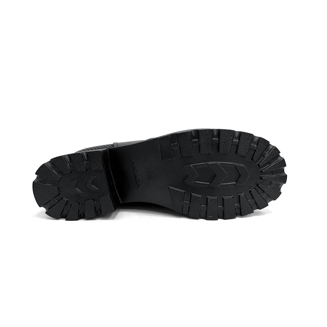 Bota Pegada Feminina Cano Curto Couro 281421 Preto