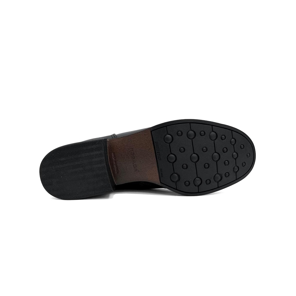 Bota Pegada Feminina Cano Curto Couro 282014 Preto