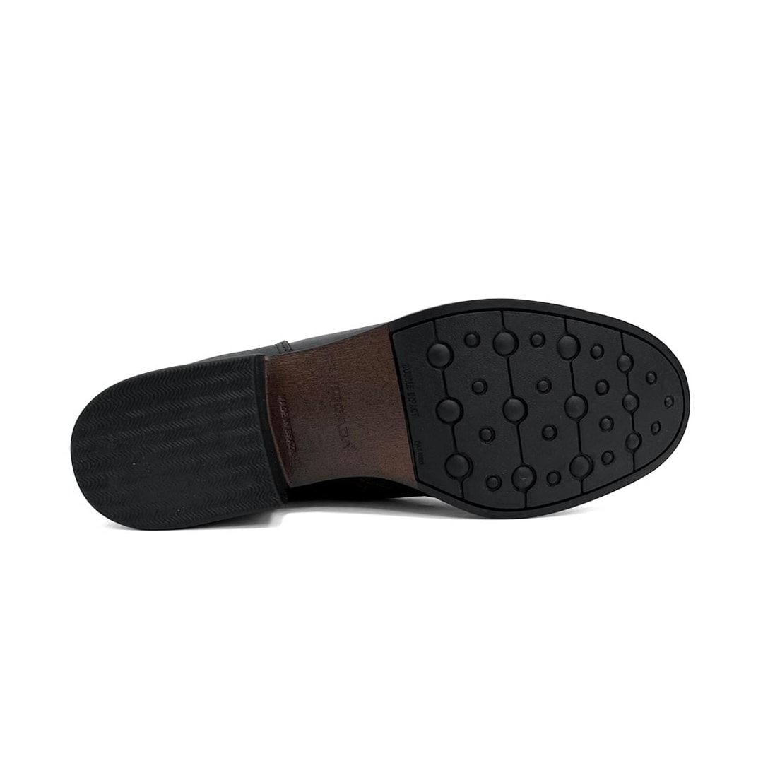 Bota Pegada Feminina Cano Curto Couro 282014 Preto Bota Pegada Feminina Cano Curto Couro 282014 Preto