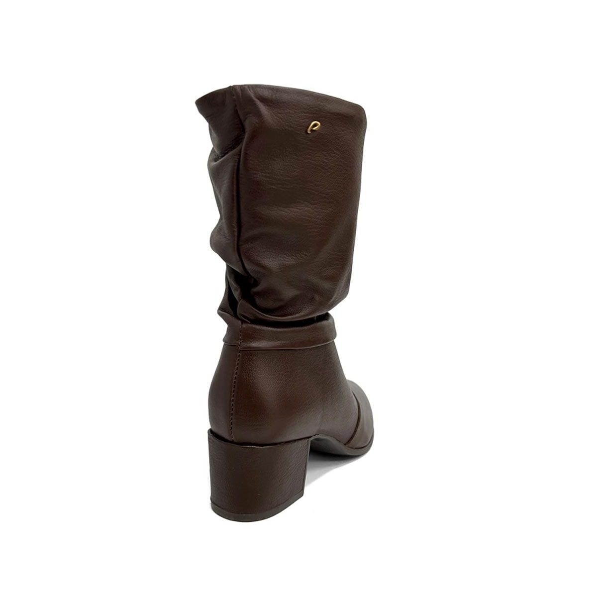 Bota Pegada Feminina Cano Curto De Couro 280901 Pinhao