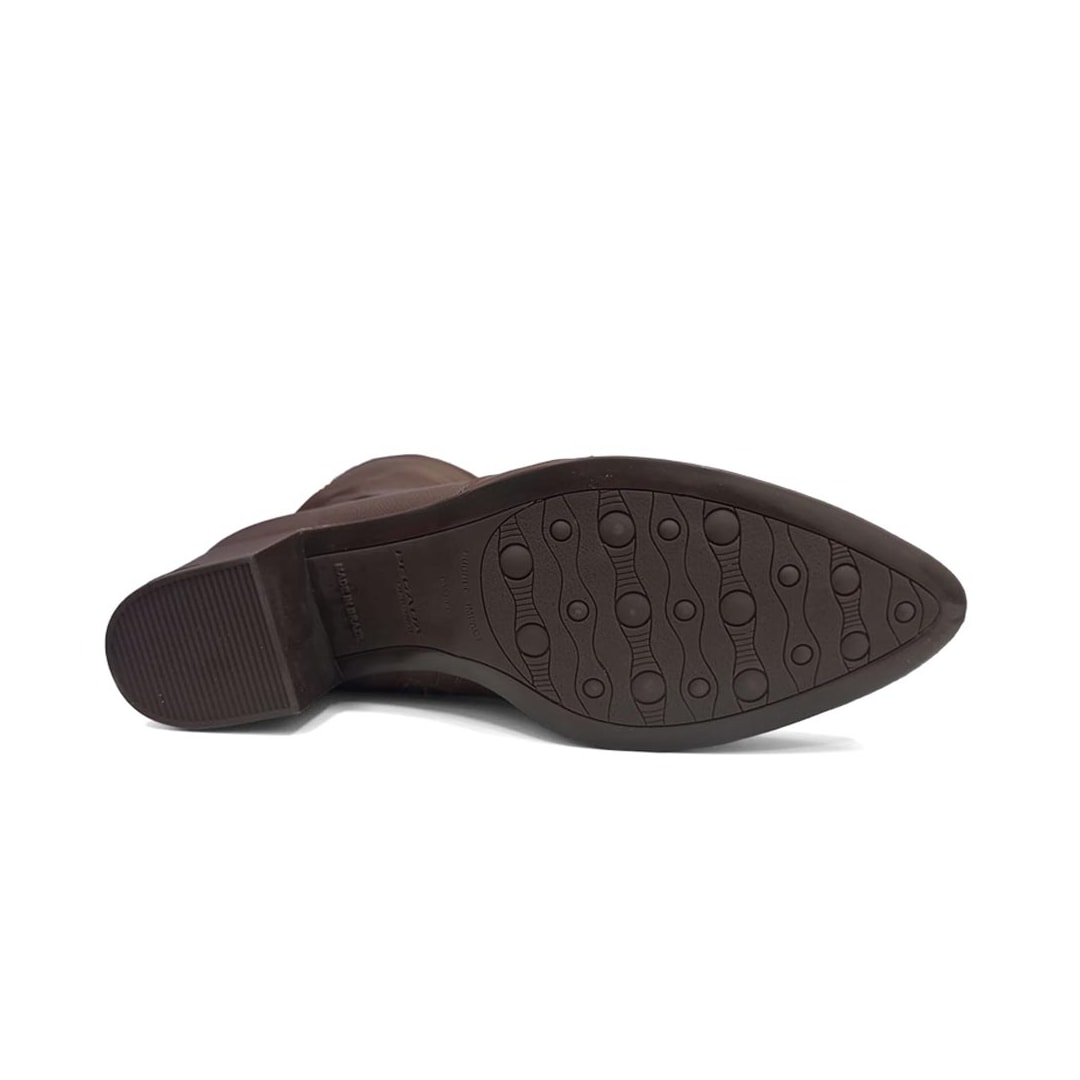 Bota Pegada Feminina Cano Curto De Couro 280901 Pinhao Bota Pegada Feminina Cano Curto De Couro 280901 Pinhao