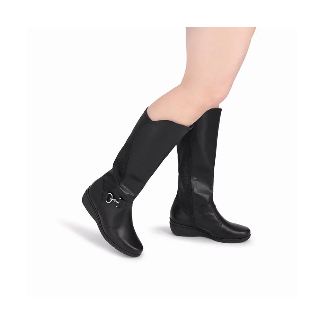 Bota Piccadilly Cano Alto 117122 Preto Bota Piccadilly Cano Alto 117122 Preto