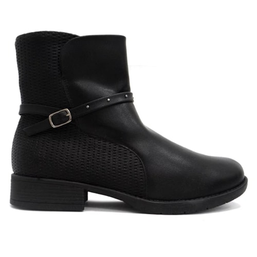 Bota Piccadilly Cano Baixo 653003 Preto