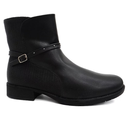 Bota Piccadilly Cano Baixo 653003 Preto