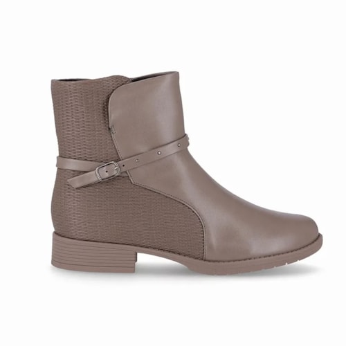 Bota Piccadilly Cano Baixo 653003 Taupe