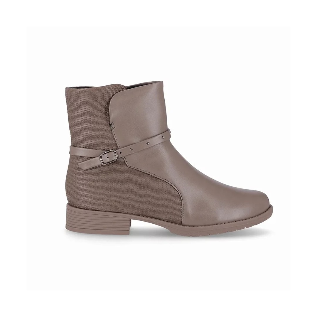 Bota Piccadilly Cano Baixo 653003 Taupe