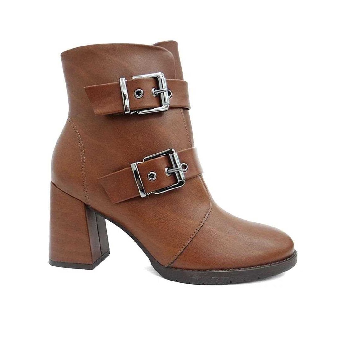 Bota Piccadilly Cano Baixo Salto Bloco 343004 Camel Bota Piccadilly Cano Baixo Salto Bloco 343004 Camel