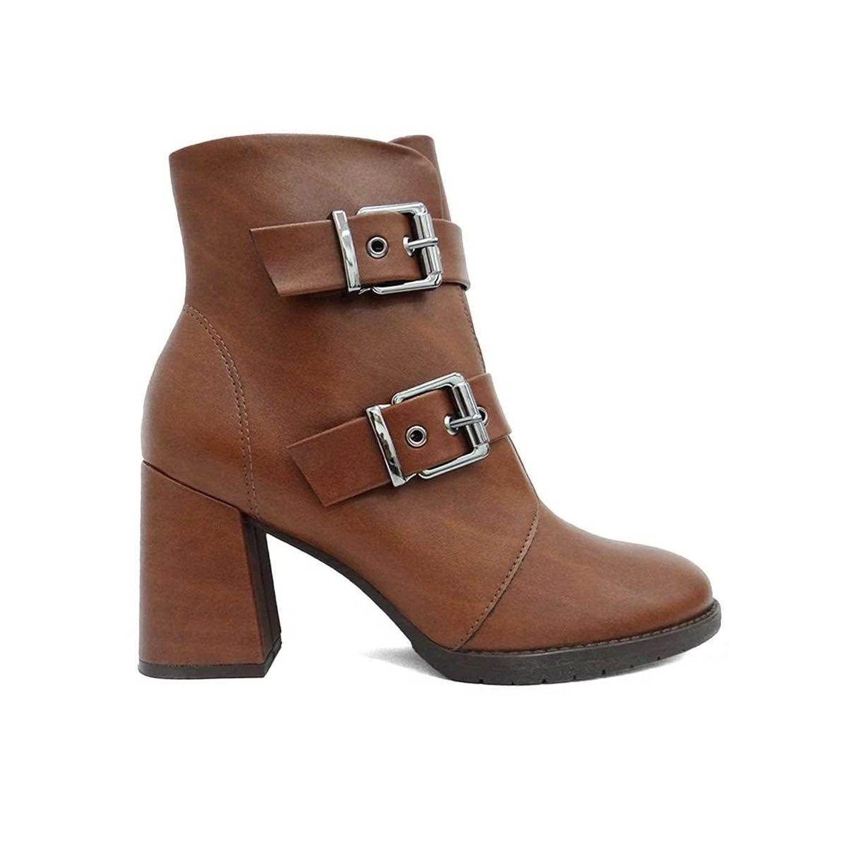 Bota Piccadilly Cano Baixo Salto Bloco 343004 Camel Bota Piccadilly Cano Baixo Salto Bloco 343004 Camel