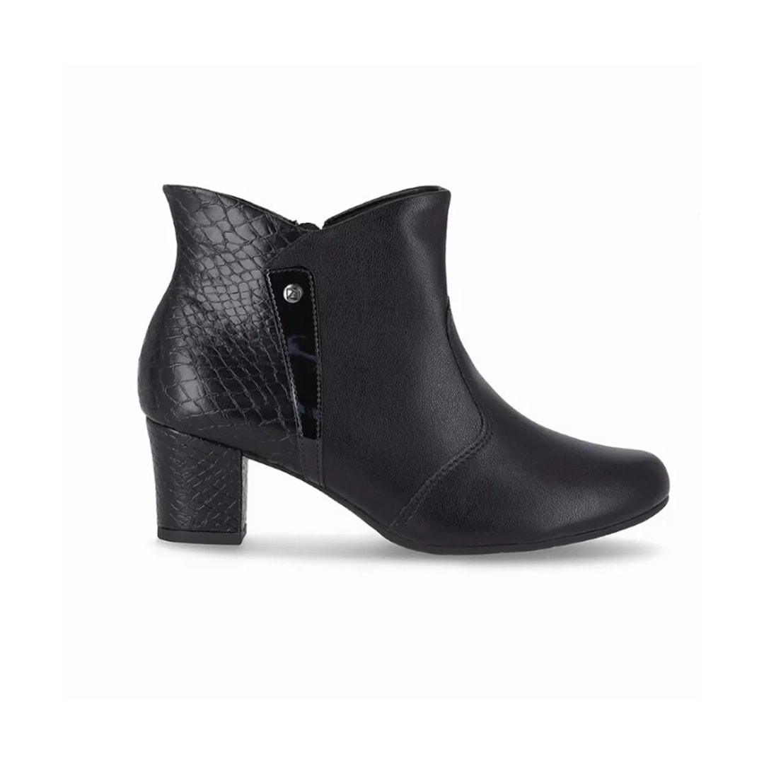 Bota Piccadilly Cano Curto 110168 Preto Bota Piccadilly Cano Curto 110168 Preto
