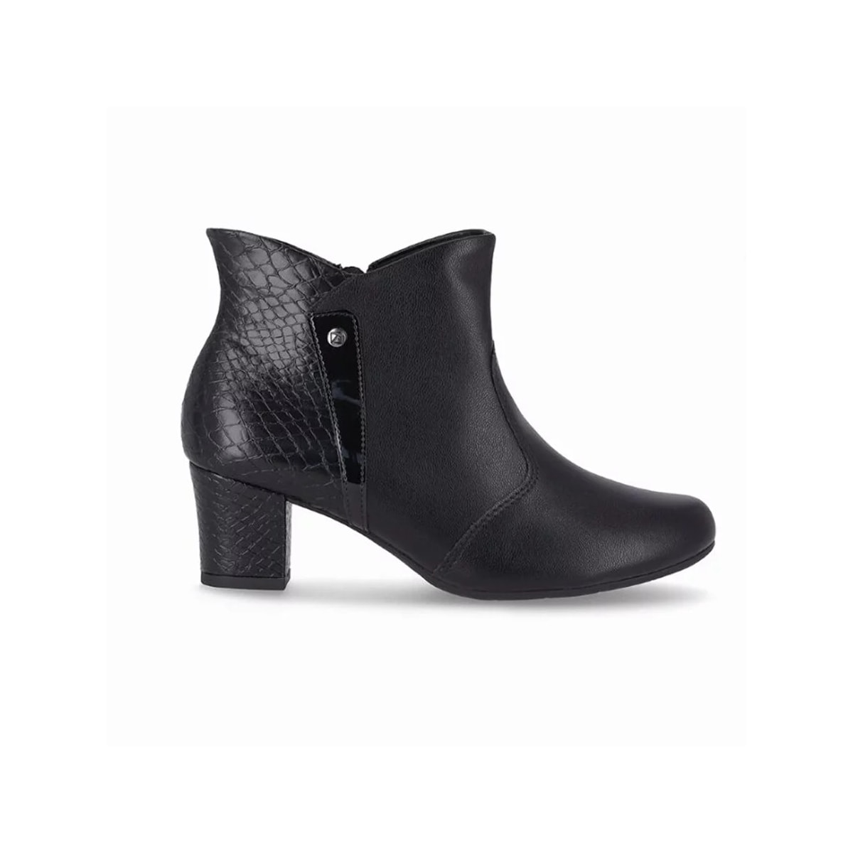 Bota Piccadilly Cano Curto 110168 Preto Bota Piccadilly Cano Curto 110168 Preto