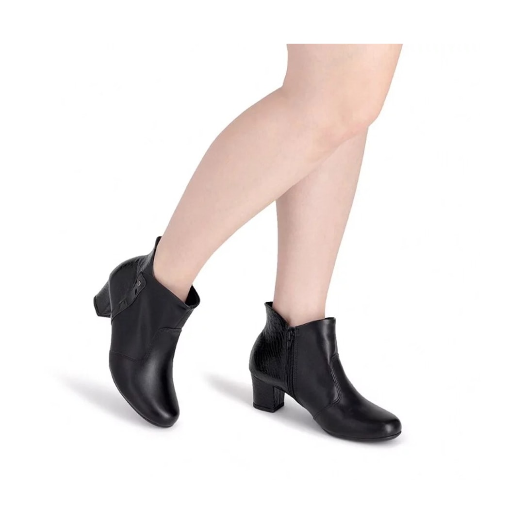 Bota Piccadilly Cano Curto 110168 Preto